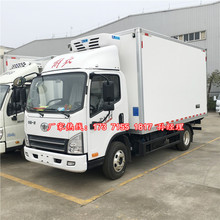 新款国六蓝牌冷藏车 江淮冷冻保温车 海鲜冷链运输汽车