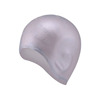 Men's silica gel waterproof durable big high swimming cap for swimming