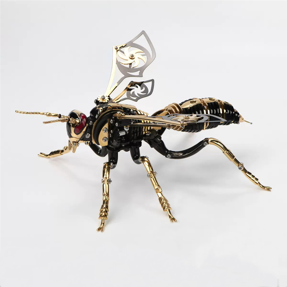 Insectos mecánicos abejas de alta dificultad modelo de ensamblaje de metal creativo DIY adornos regalo juguetes de puzzle