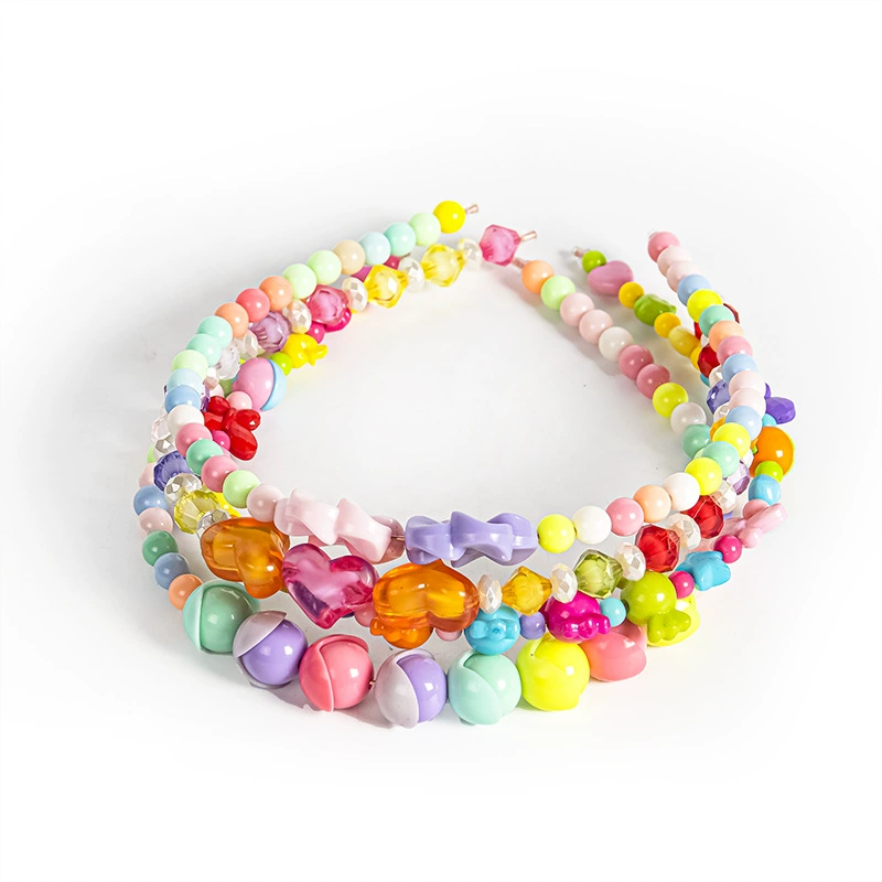 Copper-Plated Headband, Handmade Universal Fit, 12 cm Diameter, Includes 2 Transparent End Caps
