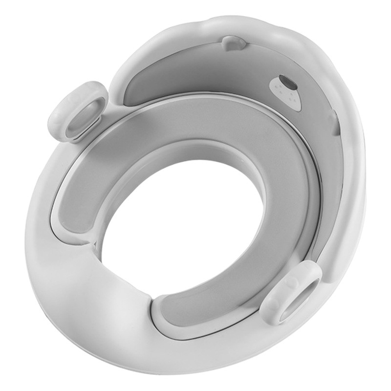 Cojín de asiento de inodoro infantil cojín de asiento de inodoro para bebés cojín auxiliar de inodoro para niños con reposabrazos colgando asiento de inodoro