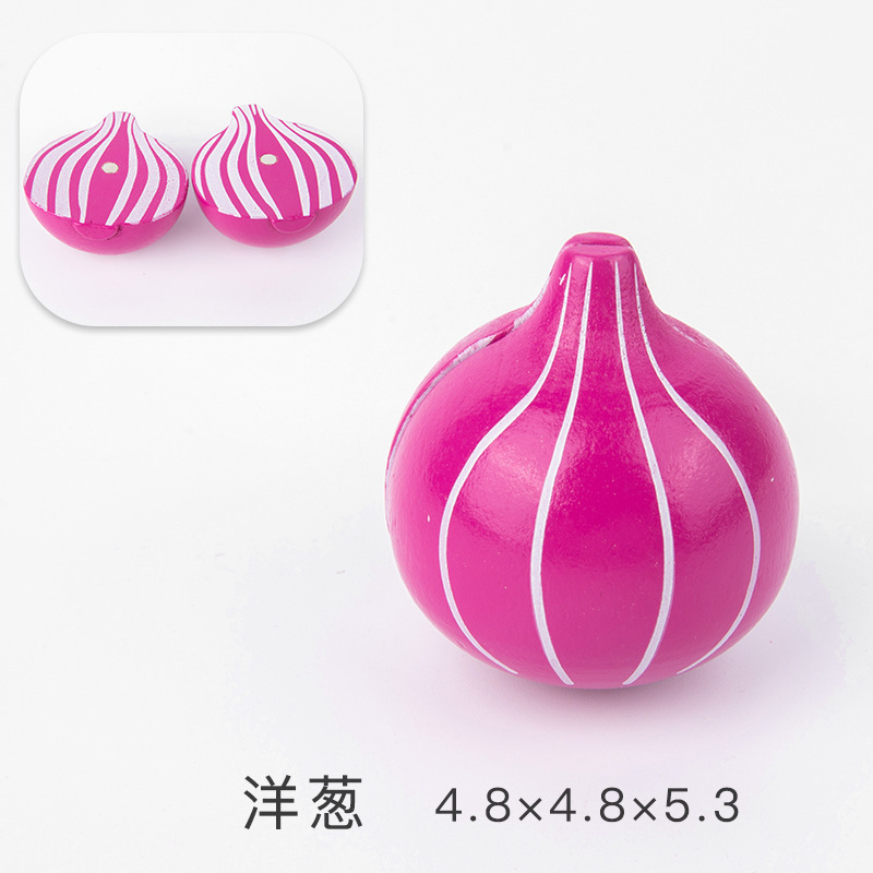 Los niños juegan casa cocina juguetes madera magnética verduras y frutas cortar madera frutas y verduras a granel traje al por mayor