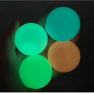 Shake Tone Luminous Sticky Target Ball Sticky Wall Ball Decompression Vent Ball tpr Interactive Ceiling Ball Children's Dart Sticky Ball
