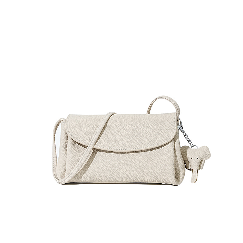 Women's Genuine Cowhide Small Square Shoulder Bag, Minimalist Phone Bag, Fashionable Versatile Luxury Crossbody Bag - Thumbnail 5