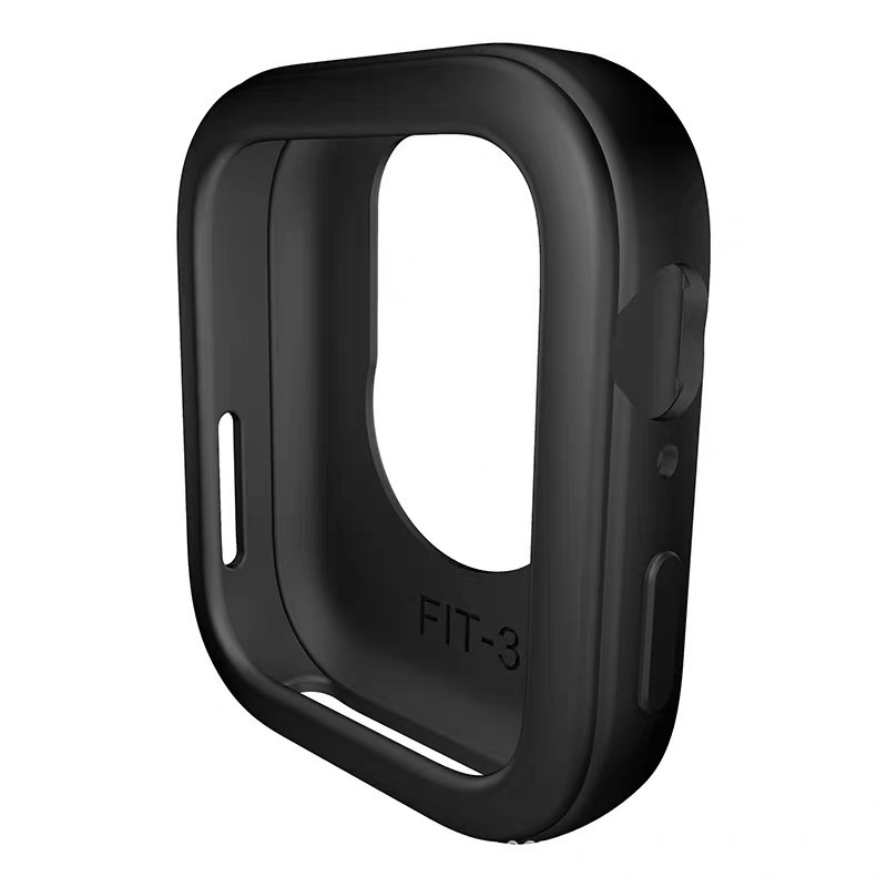 适用华为手表fit4保护壳FIT3手表半包硅胶运动手表保护不伤表软壳|undefined