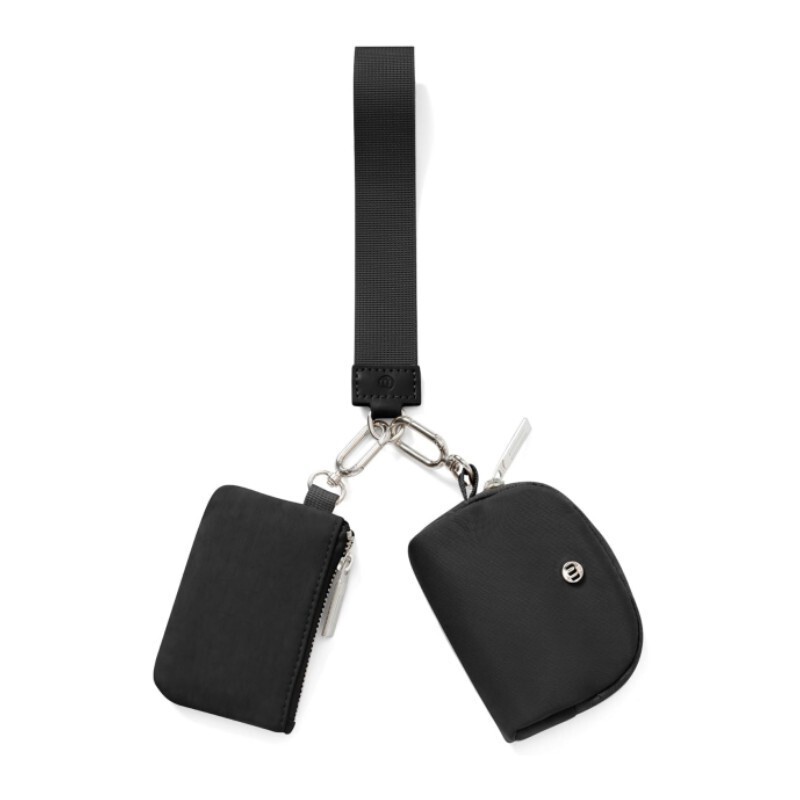 in stock wholesale cross-border lulu women's wristlet portable mini change storage bag key case-no standard