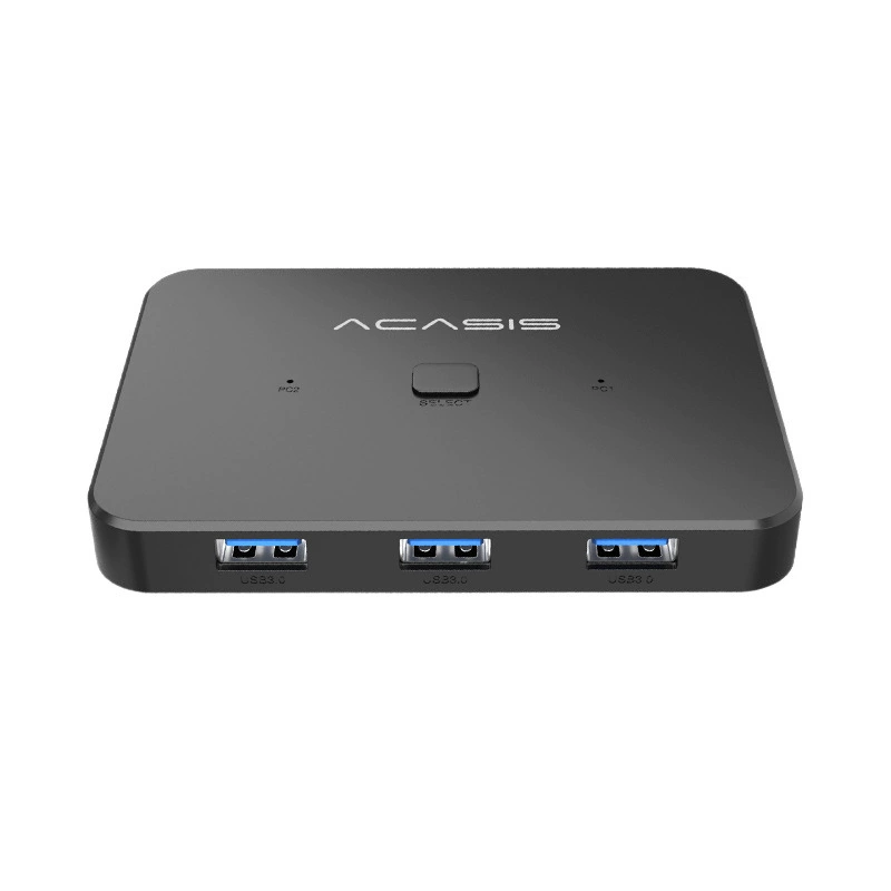 Комплект KVM-переключателя Acasis 8:1 с конвертером 4K — распределение HDMI для ТВ-приставки, проектора, принтера
