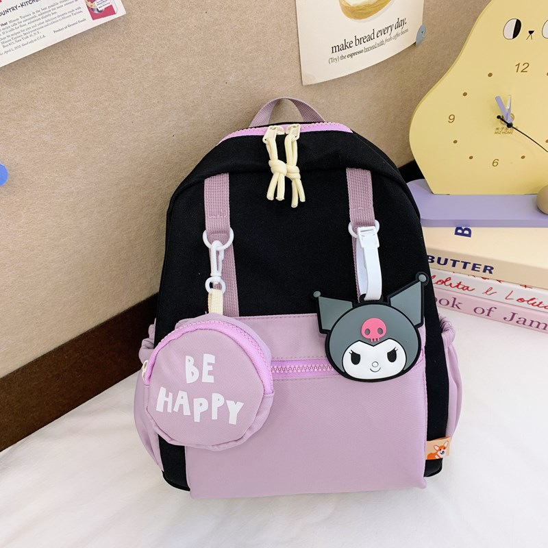 Kulomi mochila infantil encantadora caricatura mochila escolar para niños de la escuela primaria mochila de viaje ligera ocio para niñas