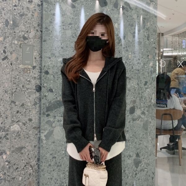 秋季套装女2025年新款休闲时尚假两件连帽卫衣宽松阔腿裤两件套|undefined
