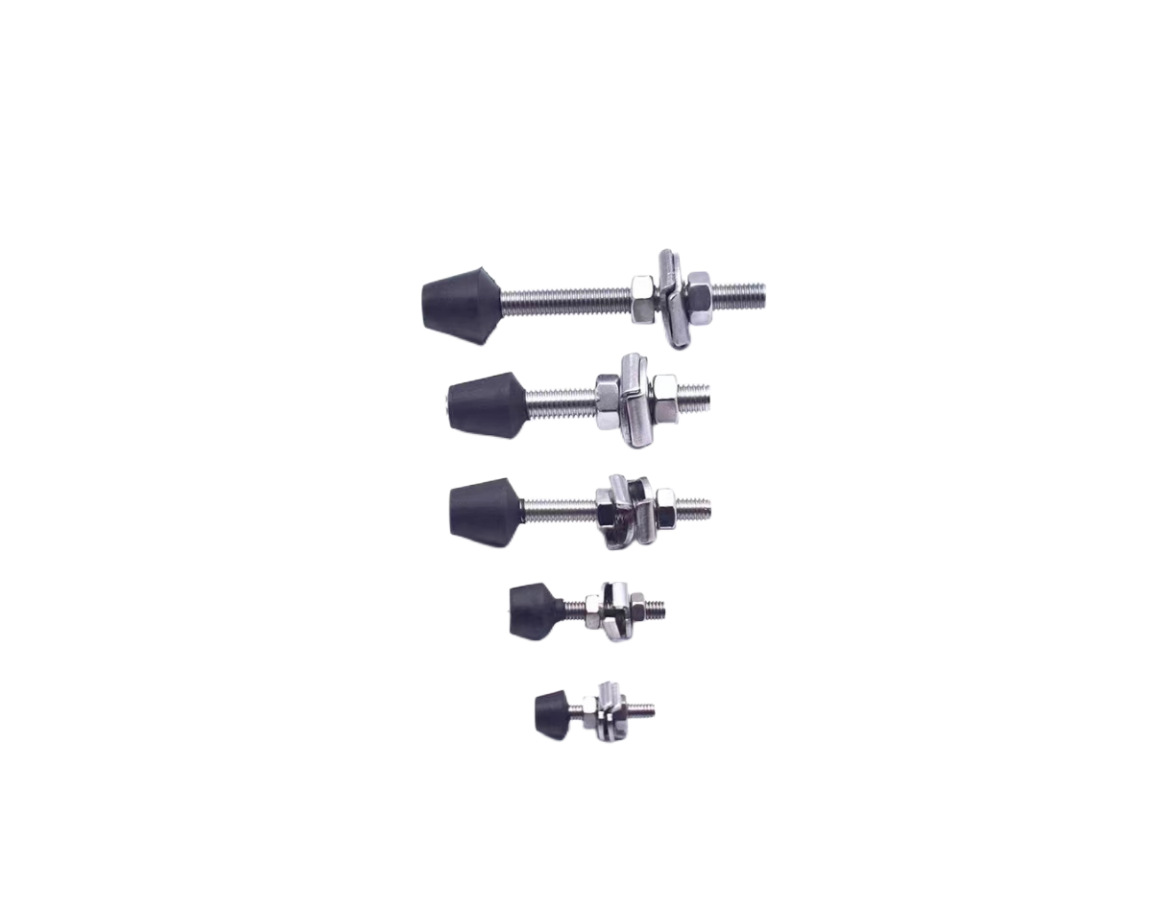 夹紧用橡胶压头螺丝GH-FC快速夹具黑胶头压脚胶头螺丝压头螺栓