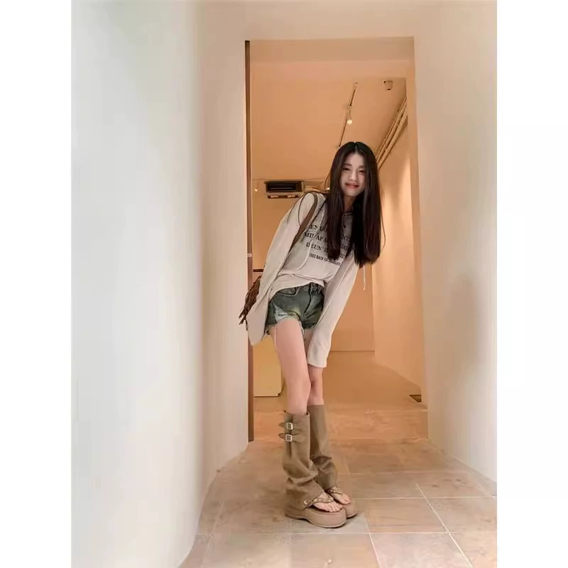 Shoes, flip flops platform, trousers, summer high boots