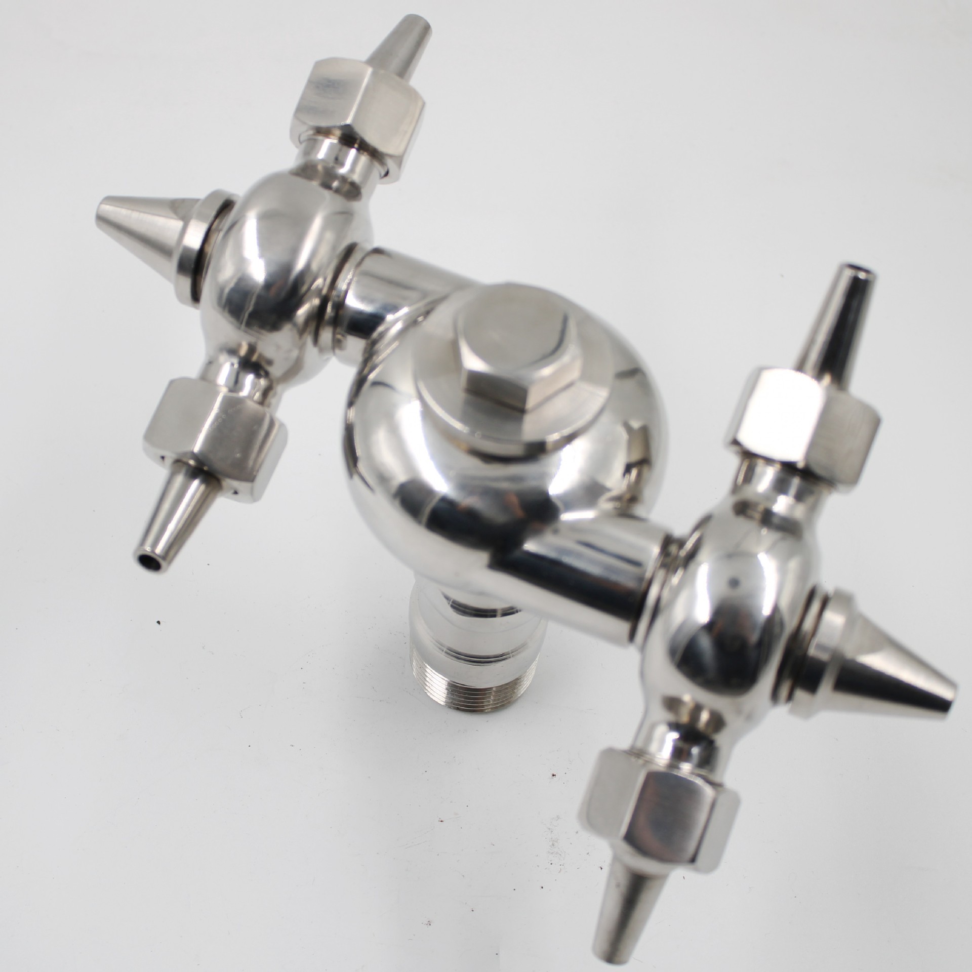 304双循环清洗器 牛角旋转洗清球 喷淋球喷嘴 外牙连接 量多优惠