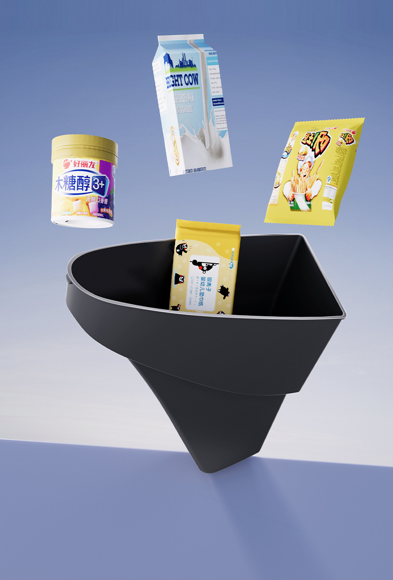 Suitable for the New Version of Tesla Model Y/3 Door Storage Box Storage Box Car Trash Can Accessories