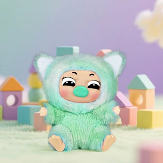 盲盒搪胶脸毛绒玩具原创公仔可爱卡通动物娃娃钥匙扣挂件玩 偶摆