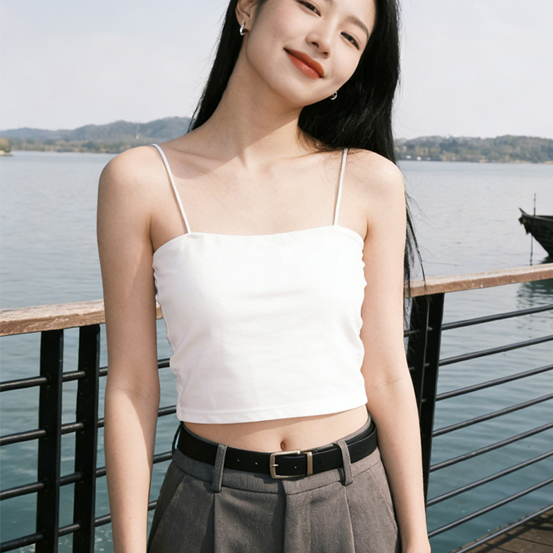Sling Women's Inner Wearing Outer Wearing One-piece Belt Chest Pad Beautiful Back Vest All-match Explosive Bottoming Tube Top Small Shoulder Sling