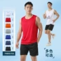 健身夏季无袖训练t恤