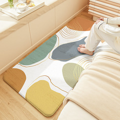 Simple ins imitation cashmere bedroom carpet home living room sofa lambskin bedside mat long plush bay window mat