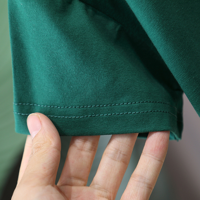 7129 Traje de verano para niños Cool y guapo, estrella de cinco puntas, camiseta de manga corta, pantalones cortos, traje de dos piezas de verano para niños