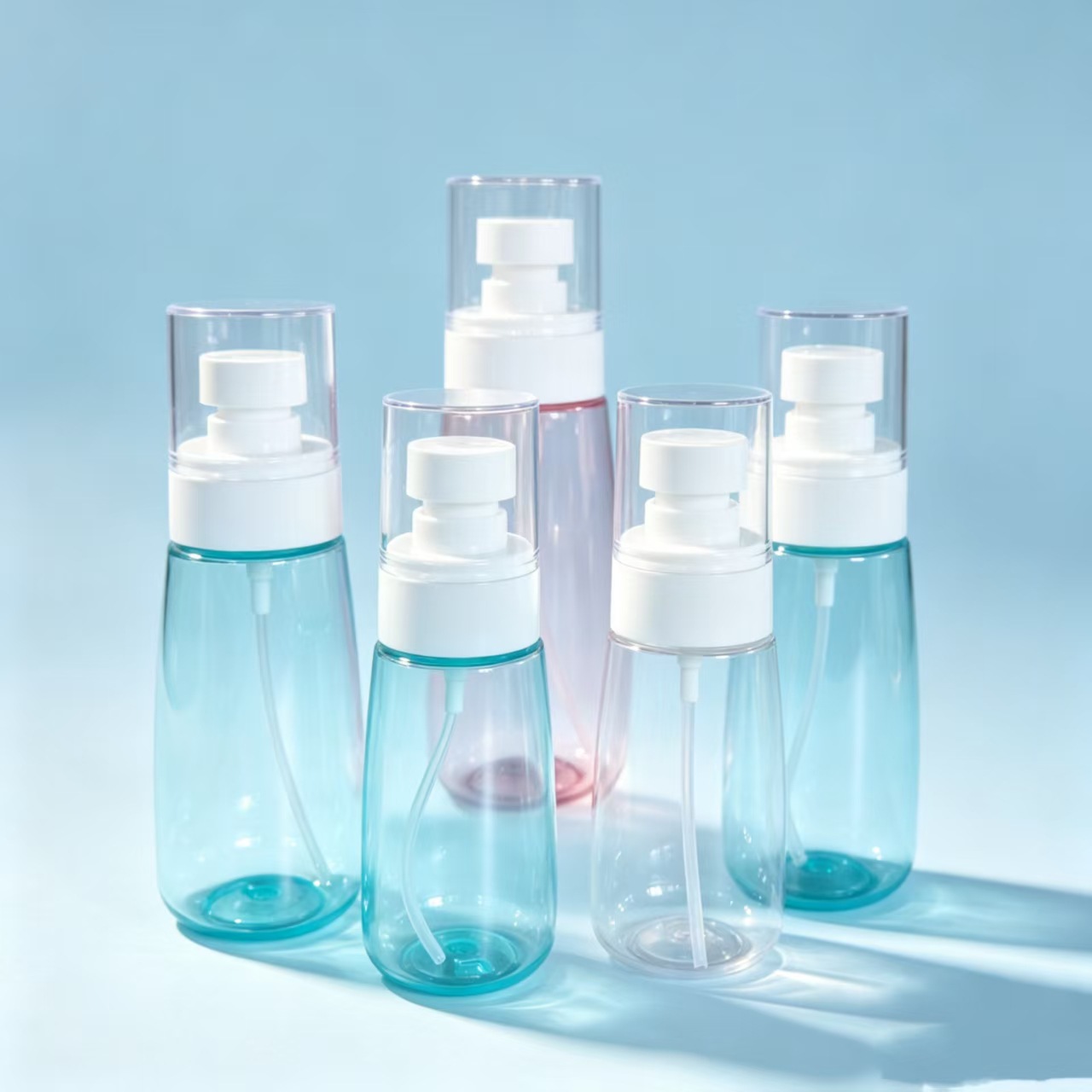 Travel Portable Bottling Toner Alcohol Empty Bottle Ultra-fine Mist Face Hygienizing Spray Bottle Press Bottling