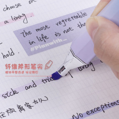 Colindamine Fluorescent Pen Soft Tip High-End Gradient Color Student Highlighter Eye-Caring Fluorescent Pen