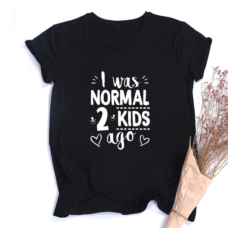 Before my two children, I was a normal mother's life shirt, funny and interesting summer fashionable clothes for mothers.