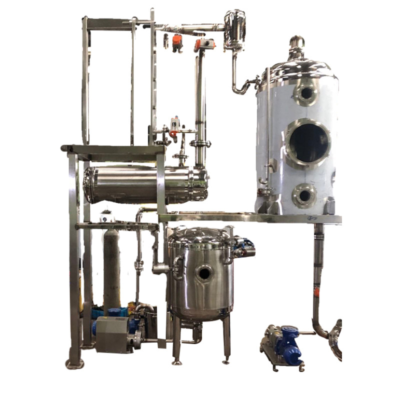 单效降膜蒸发器工业废水结晶设备多效外循环薄膜蒸发器厂家直供