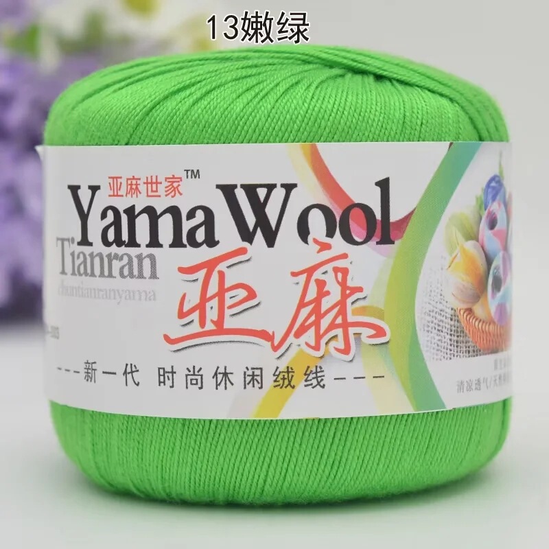 リネンの糸のかぎ針の糸の亜麻のレースのかぎ針は細い毛糸の5 # の糸のかぎ針の糸の卸売りを編みます。|undefined