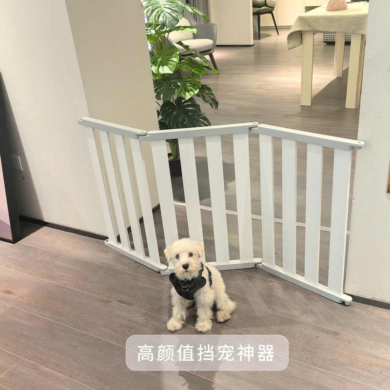 Cute Little Pet Fence Isolation Gate Pet Fence Dog Cage Freely Combinable Expandable No Drilling Required