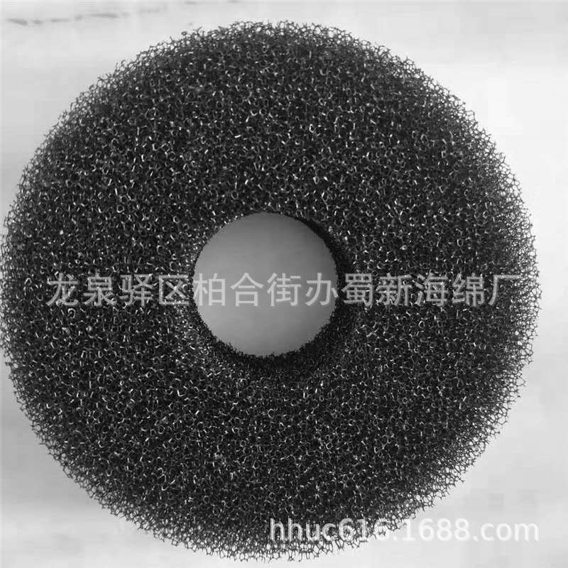 中孔滤油海绵/空气滤清器同心圆过滤棉/气模滤清器网孔过滤海绵/