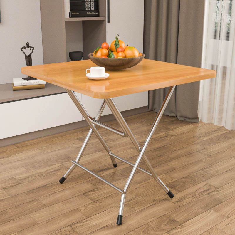 Mesa plegable simple portátil rectangular contra la pared pequeña mesa dormitorio de alquiler mesa de comedor pequeña mesa cuadrada al aire libre