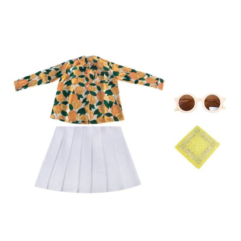 儿童花衬衣 幼儿园港风演出服套装 小学生运动会服装啦啦队表演服|undefined