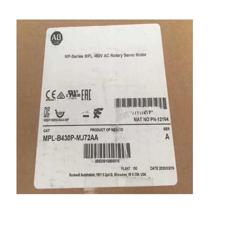 AB罗克韦尔VPL-B1303F-PK14AA伺服电机