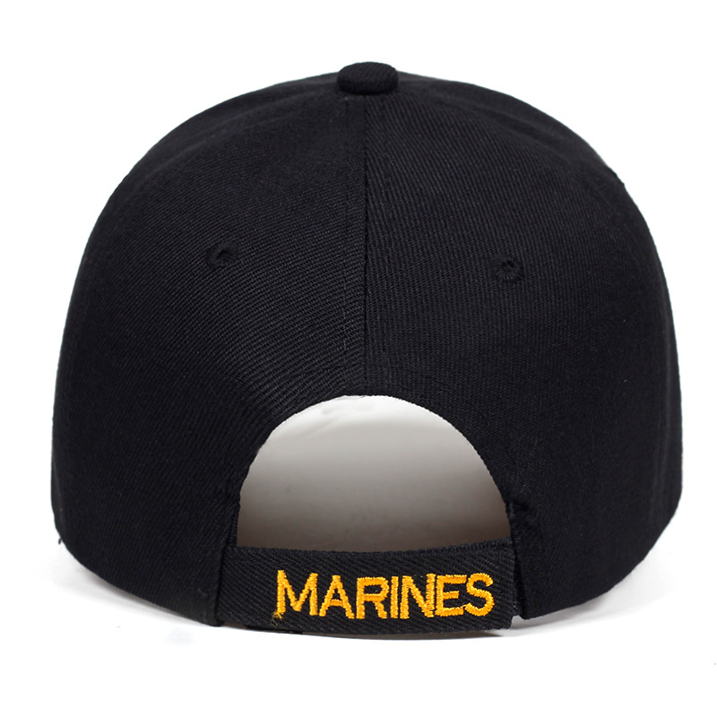 Casquette de baseball extérieure US MARINES Casquette de baseball brodée Casquette de baseball marine Chapeau de camouflage militaire_voghion.com