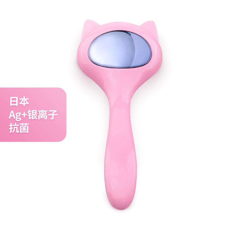 定制新款狗狗梳自洁祛浮毛猫咪梳子祛废毛宠物清洁用品洗澡猫耳梳|ru
