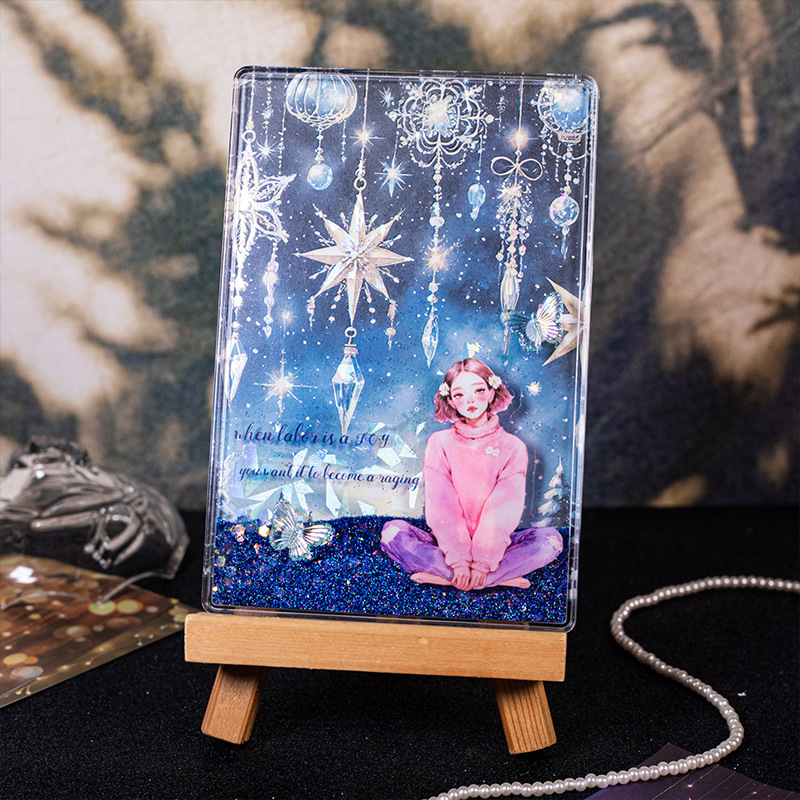 아름다운 낮 조개 빛 배경 소재 스티커 빛나는 빛 손 책베이스 콜라주 소재 종이