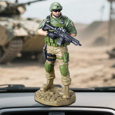 Delta Action Figure Model Car ornaments - delta-male-secondary-warrior