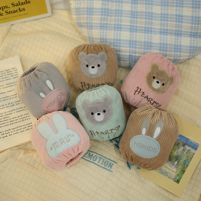 Симпатичные детские рукава для мальчиков для девочек осенние и зимние маленькие рукава мультяшные детские рукава