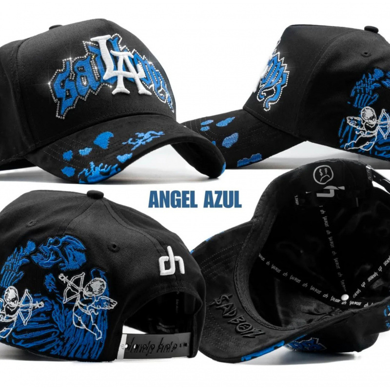 Tendencia transfronteriza hip hop Dandy Dandy sombrero con letras de diamante sombrero de pato doblado a lo largo del sombrero de béisbol image 13