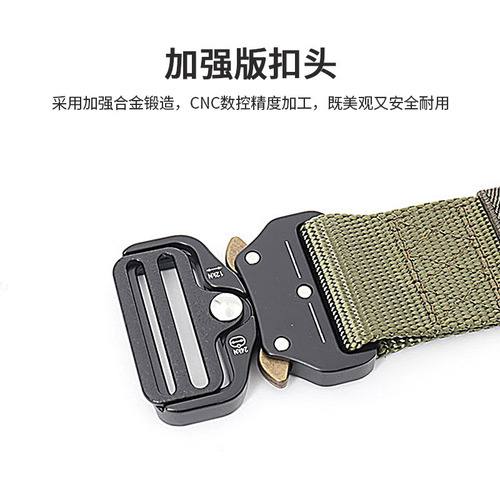 Classic Cobra Buckle Belt Outdoor Men's Sports Tactical Manufacturer Wholesale Nylon Pants Waistband Quick Release