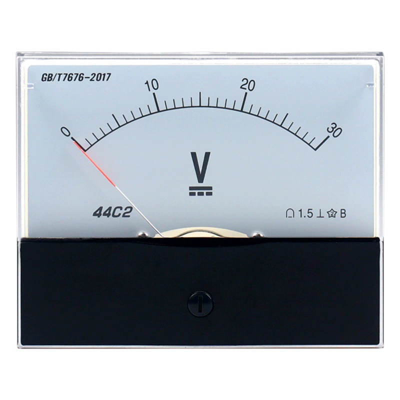 44C2 Pointer Тип Измеритель напряжения постоянного тока 5V10V20V30V 50V100V250V450V Механический вольтметр