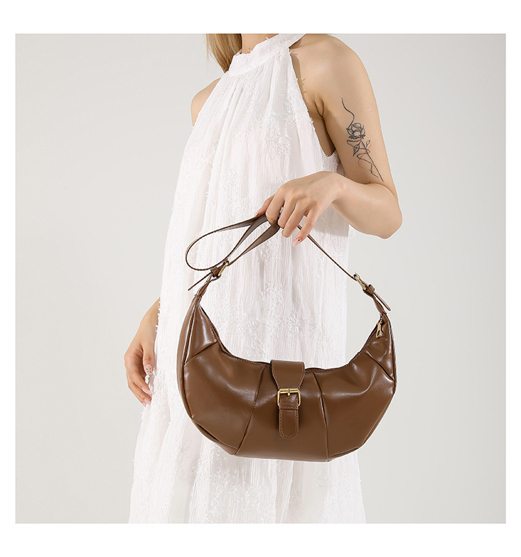 High-end 2024 autumn/winter new underarm bag, handbag, large-capacity commuting single-shoulder crossbody bag, dumpling bag undefined