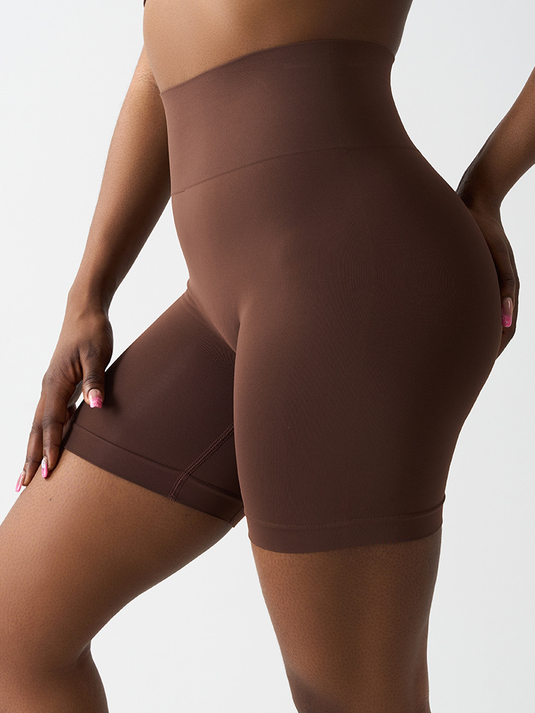 Seamless High-Waisted Yoga Shorts – Butt-Lifting & Breathable (7 Colors) – Gym, Running & Lounge (S-XL)​_ecoleips.com