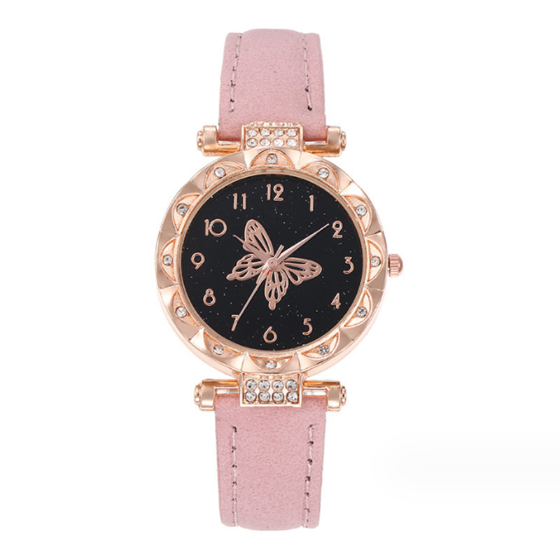 80g Weight Ordinary Glass Mirror Material Flannel bag Strap Material Watch Classification Pointer Display Type Buckle Buckle Style Round Dial Shape Daily, Street Occasion Quartz Movement Butterfly Pattern Women's Gender Casual Style Casual Butterfly Buckle Quartz Women's Watches 10