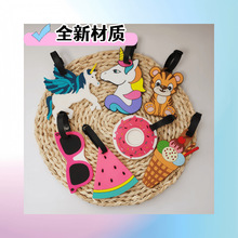 行李牌拉杆箱绑带标签 登飞机牌旅行箱打包带 卡通挂牌吊牌托运牌