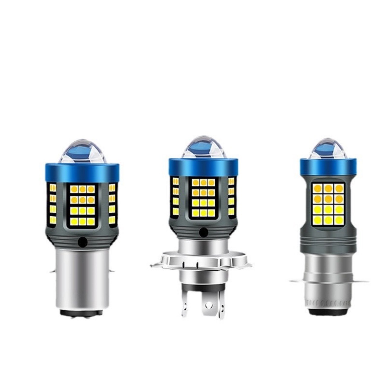 Car and Motorcycle Headlight H4H6P15Dba20D Dual-Color High-Power High-Brightness Headlight Lens Headlight