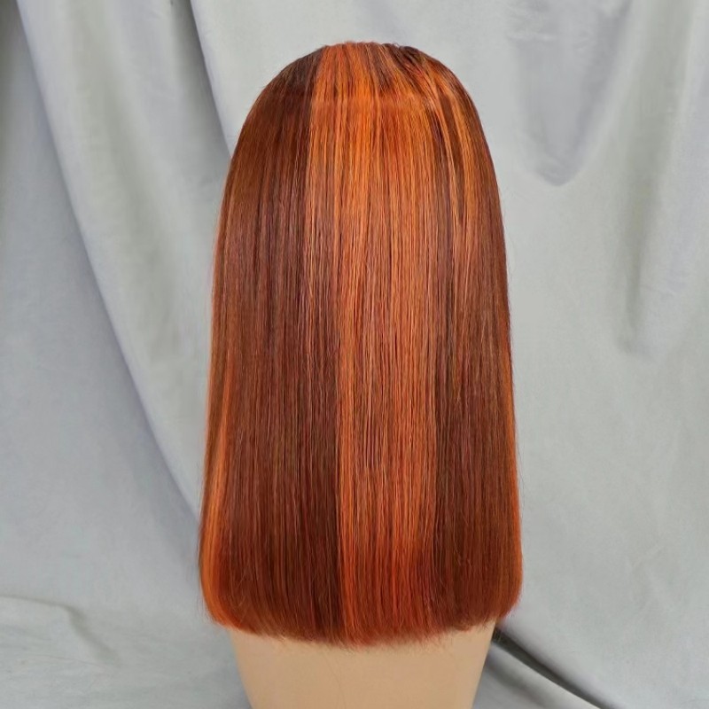 Women's Casual Holiday Real Hair Straight Hair Wigs display picture 1