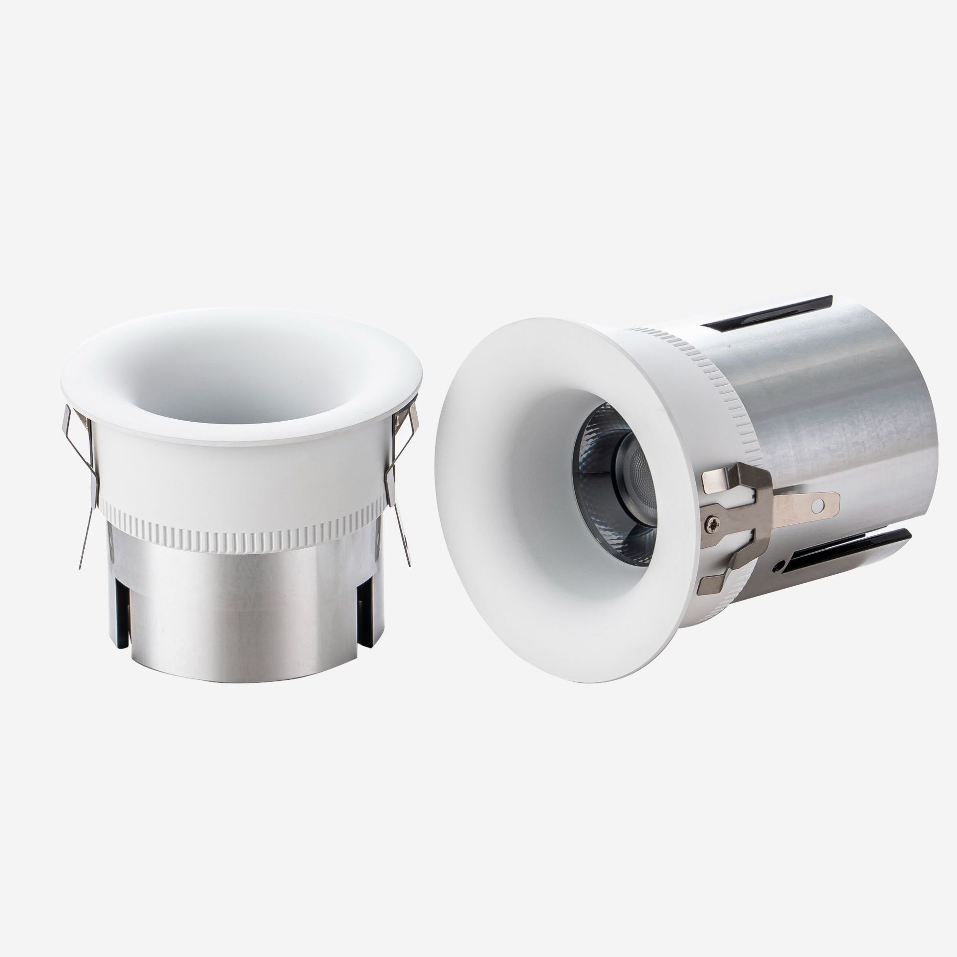 거실에 내장 된 폴라 디밍 스마트 RA98 스포트라이트 다운 라이트 눈 보호 전체 스펙트럼 눈부심 방지 경계없는 LED 스포트라이트