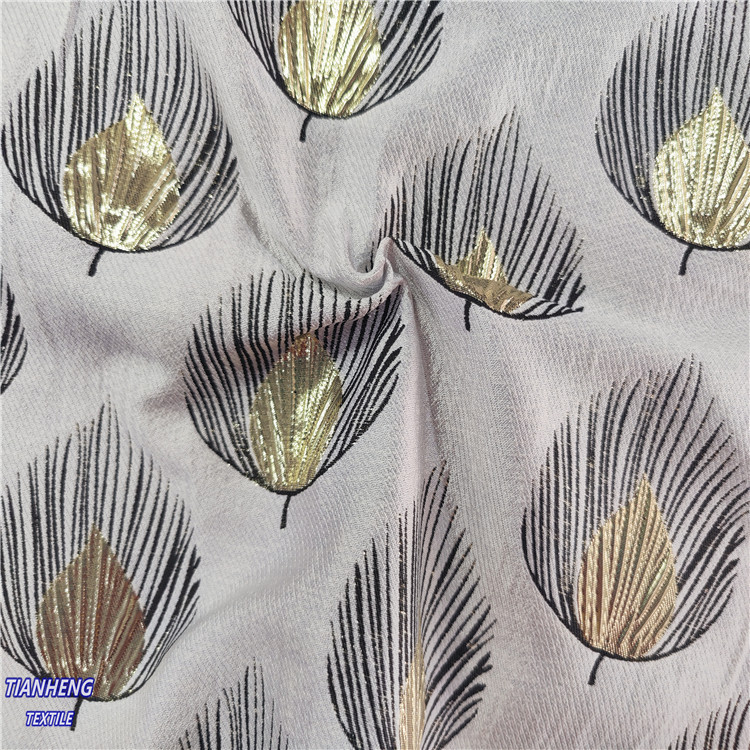 FJ008#订金银丝大提花  时装女装童装蓬蓬连衣裙棉袄手作箱包面料