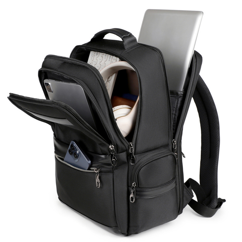 Men's Oxford Cloth Laptop Backpack - Large Capacity Commuter Bag_voghion.com