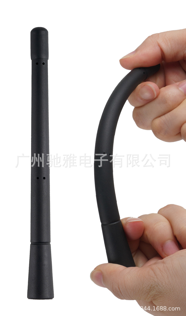 Car Signal Enhancement Radio Telescopic Antenna Pole Universal Modified Car Roof with Exterior Decorative Rubber Antenna Pole